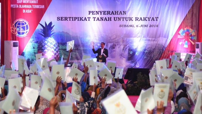 Capaian Sertifikasi Tanah Baru 48 Persen