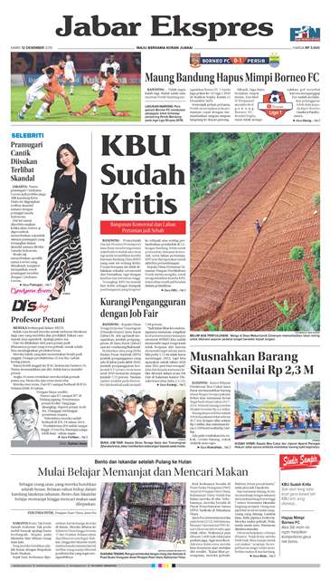 e-Paper Jabar Ekspres Edisi 12 Desember 2019