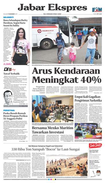 e-Paper Jabar Ekspres Edisi 17 Desember 2019
