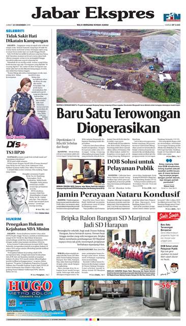 e-Paper Jabar Ekspres Edisi 20 Desember 2019
