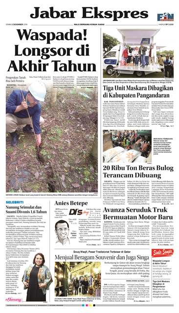 e-Paper Jabar Ekspres Edisi 2 Desember 2019 e-Paper Jabar Ekspres Edisi 2 Desember 2019