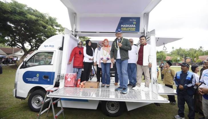 Tiga Unit Maskara Dibagikan di Pangandaran