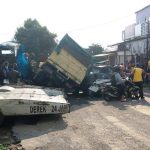 Tabrakan Beruntun, Satu Orang Tewas