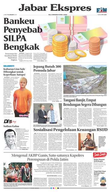 e-Paper Jabar Ekspres Edisi 10 Januari 2020