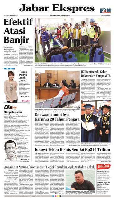 e-Paper Jabar Ekspres Edisi 14 Januari 2020