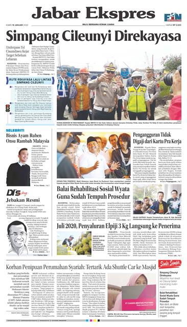 e-Paper Jabar Ekspres Edisi 16 Januari 2020