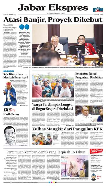 e-Paper Jabar Ekspres Edisi 17 Januari 2020