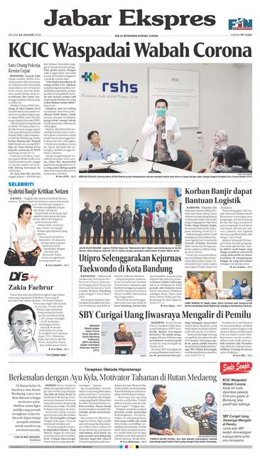 e-Paper Jabar Ekspres Edisi 28 Januari 2020 e-Paper Jabar Ekspres Edisi 28 Januari 2020