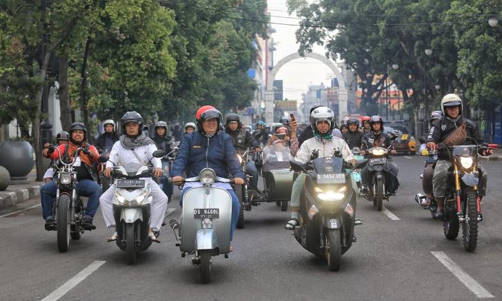 Para Bikers Dukung Program Mang Oded