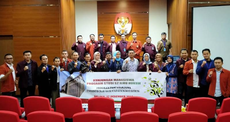 Mahasiswa Hukum UIN Bandung Kunjungi Dua Lembaga Negara