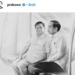 Prabowo Unggah foto Sketsa Bersama Jokowi