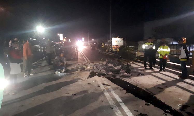 Kecelakaan di Flyover Cimindi Sebabkan Asri Tewas