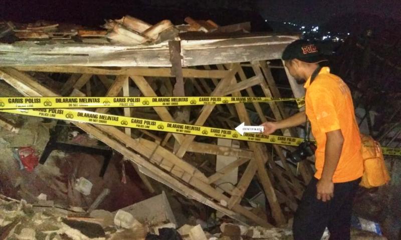 Ledakan Gas 3Kg Sebabkan 2 Rumah Rusak Parah