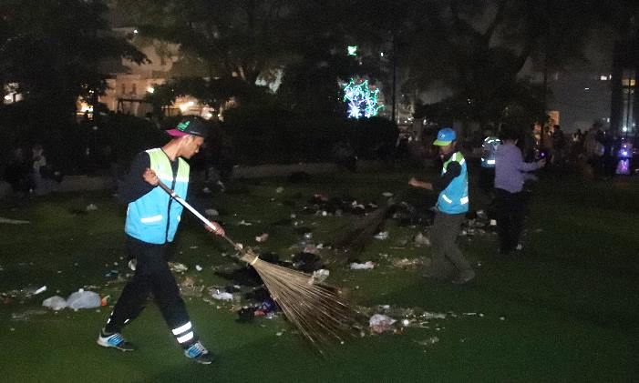 Pemkot Apresiasi Kinerja Petugas Kebersihan di Malam Tahun Baru