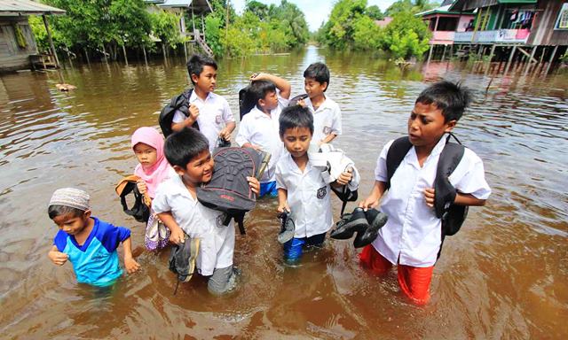 413 Sekolah Terendam Banjir
