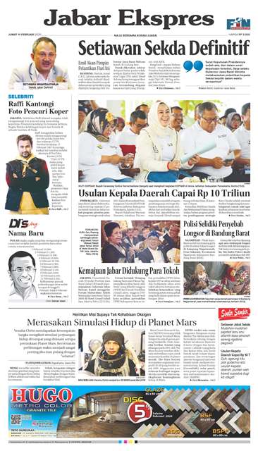 ePaper Jabar Ekspres Edisi 14 Februari 2020