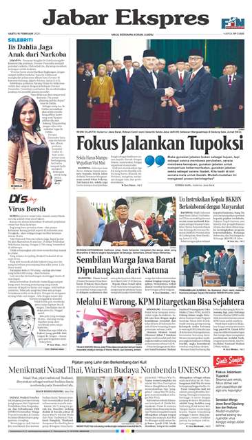 ePaper Jabar Ekspres Edisi 15 Februari 2020