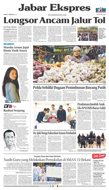 ePaper Jabar Ekspres Edisi 17 Februari 2020
