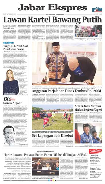 ePaper Jabar Ekspres Edisi 19 Februari 2020