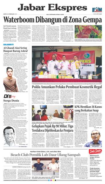 ePaper Jabar Ekspres Edisi 22 Februari 2020