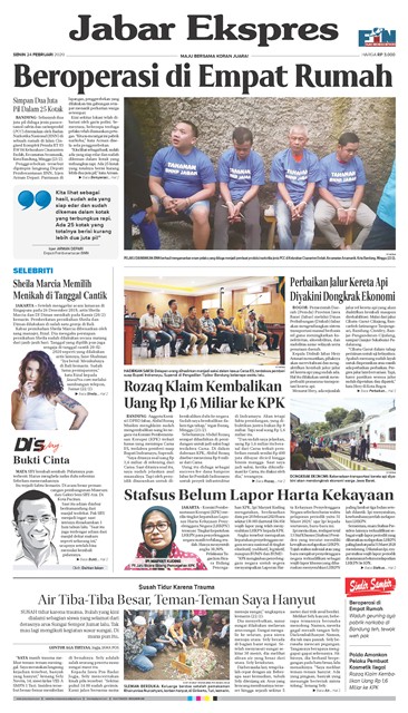 ePaper Jabar Ekspres Edisi 24 Februari 2020