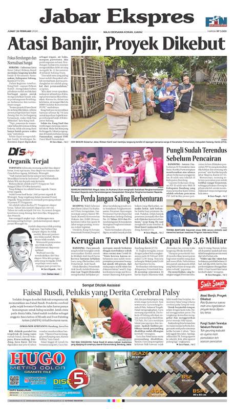 ePaper Jabar Ekspres Edisi 28 Februari 2020