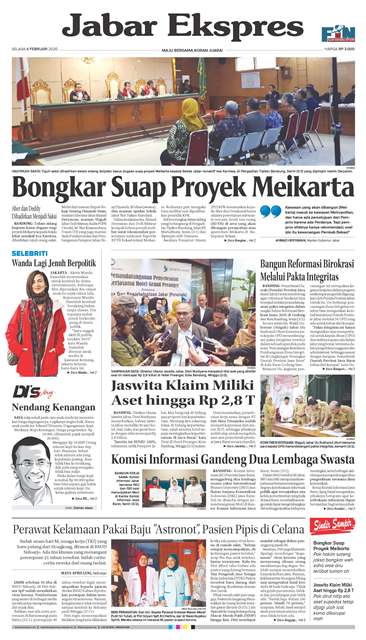 e-Paper Jabar Ekspres Edisi 4 Februari 2020