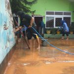 Dinding Bangunan Sekolah SDN 2 Gunung Bentang Padalarang Jebol Kena Luapan Banjir