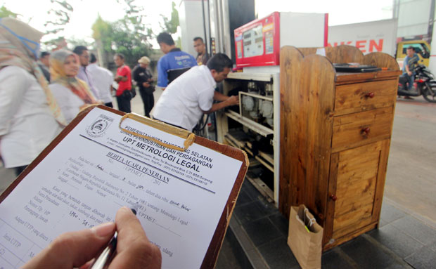 Retribusi dari Tera Ulang Pom Bensin di Cimahi Masih Minim