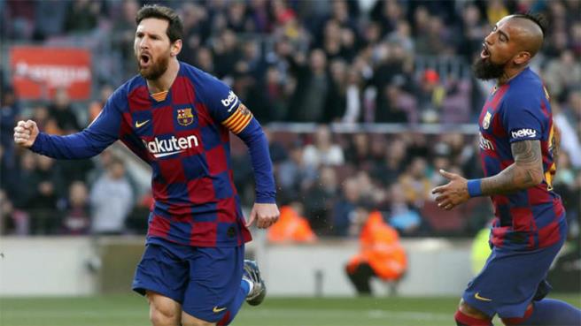Empat Gol Messi, Kokohkan Barcelona di Puncak Klasemen Empat Gol Messi, Kokohkan Barcelona di Puncak Klasemen