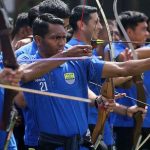 Unik, Pemain Maung Bandung Diajari Memanah
