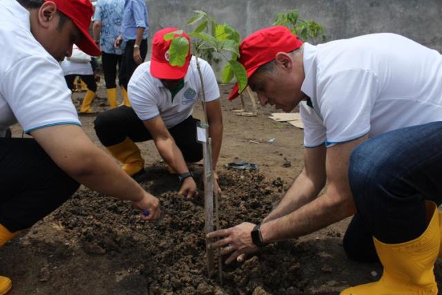 PT Mowilex Indonesia, Tanami Sekolah di Purwakarta dengan Pohon Tabebuya PT Mowilex Indonesia, Tanami Sekolah di Purwakarta dengan Pohon Tabebuya