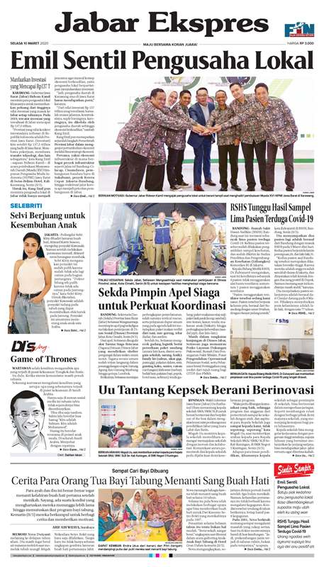 ePaper Jabar Ekspres Edisi 10 Maret 2020
