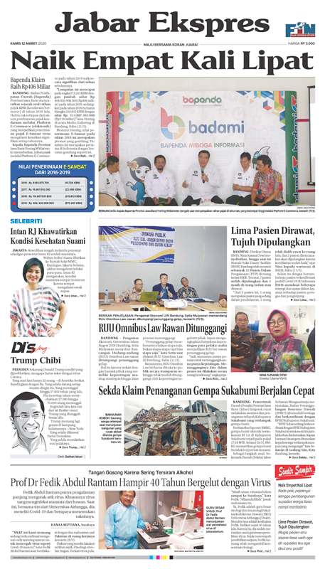 ePaper Jabar Ekspres Edisi 12 Maret 2020