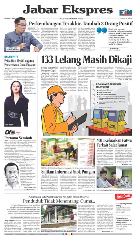 ePaper Jabar Ekspres Edisi 17 Maret 2020