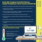 bank bjb Terapkan Protokol Khusus Cegah Penyebaran Virus Korona