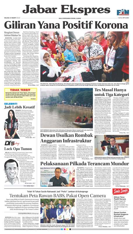ePaper Jabar Ekspres Edisi 24 Maret 2020