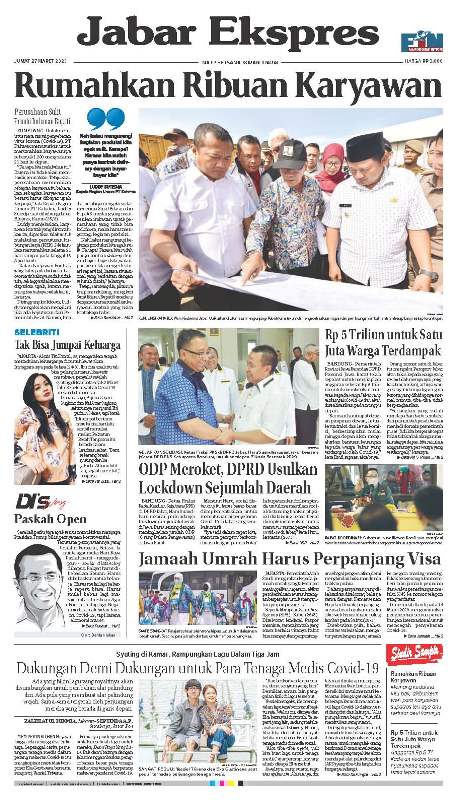 ePaper Jabar Ekspres Edisi 27 Maret 2020