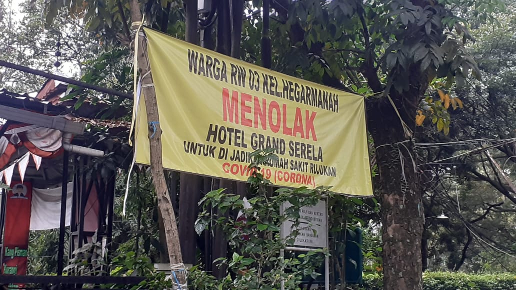 Begini Alasan Warga Hegarmanah Menolak Rencana Pendirian RS Darurat di Hotel Grand Serela