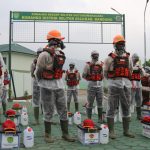 Antisipasi Penyebaran Covid-19, Kodim 0624/Kab Bandung Bantu Lakukan Penyemprotan Disinfektan