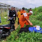 23 Reka Adegan Diperagakan Tersangka Persetubuhan  di Kebun Sayur
