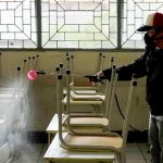 SMKN 13 Disemprot Disinfektan