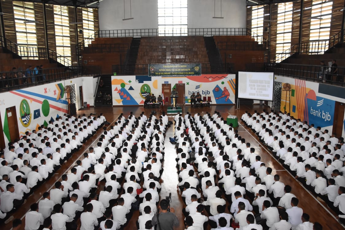 1.620 Orang Ikut Seleksi Tamtama PK TNI AD,  Proses Dijamin Terbuka dan Transparan