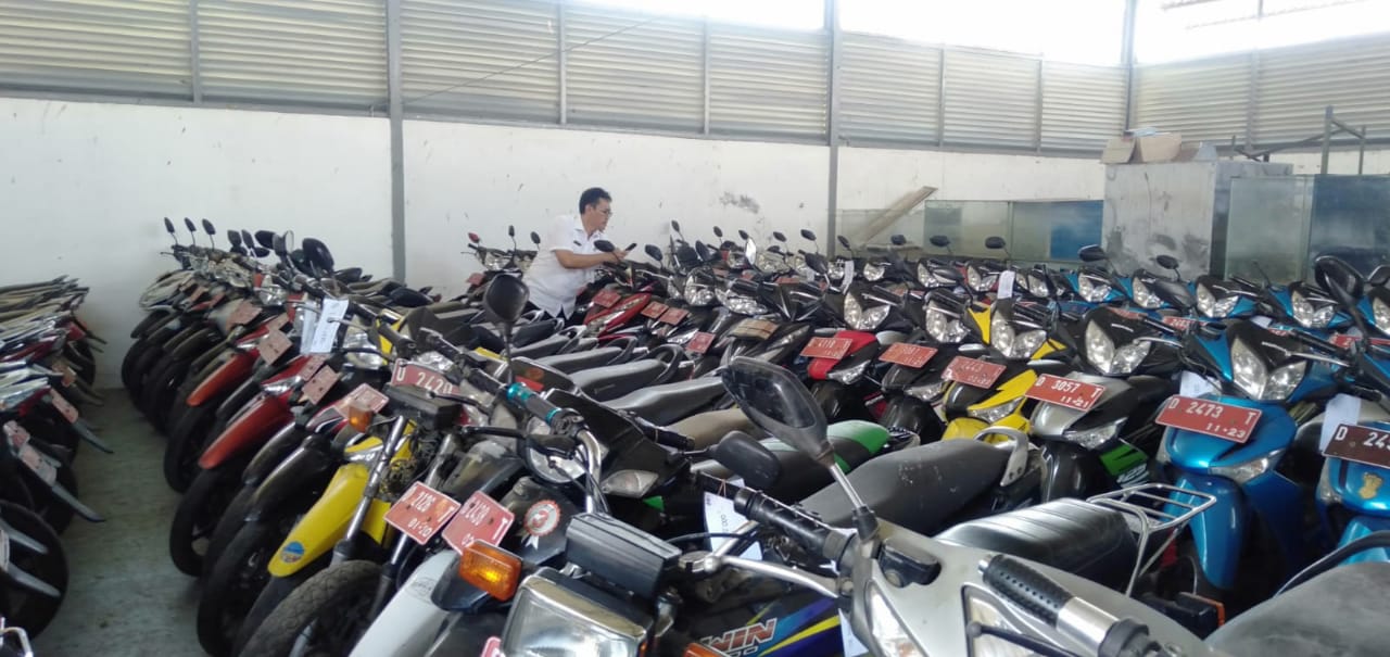 265 Kendaraan Dua Roda Milik Pemkot Cimahi Ludes Terjual