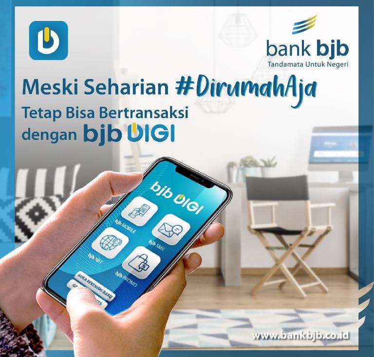 Yuk Cegah COVID-19 dengan Banking From Home via bjb DIGI