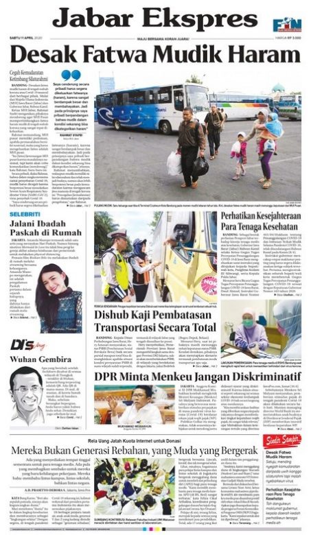 ePaper Jabar Ekspres Edisi 11 April 2020