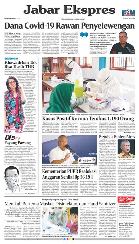 ePaper Jabar Ekspres Edisi 14 April 2020