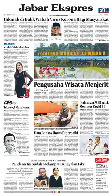ePaper Jabar Ekspres Edisi 20 April 2020