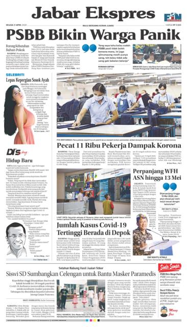 ePaper Jabar Ekspres Edisi 21 April 2020