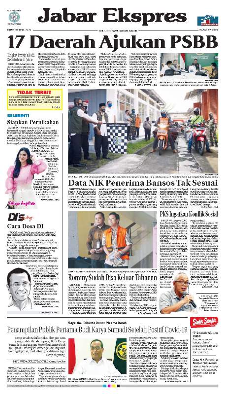 ePaper Jabar Ekspres Edisi 30 April 2020